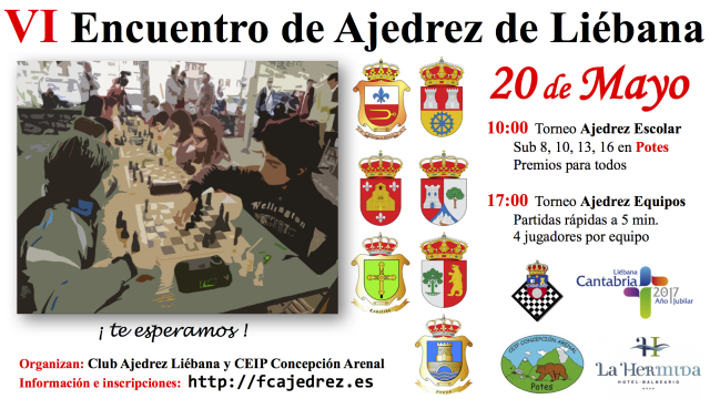 AJEDREZ2017 ENCUETRO AJEDREZ LIÉBANA