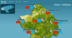 PREDICCION DEL TIEMPO EN LA COMARCA DE LIÉBANA