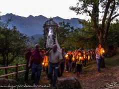 PROCESIÓN DE LA VIRGEN DE VALMAYOR PATRONA DE POTES. 6 DE AGOSTO VIRGEN VALMAYOR POTES