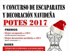 V CONCURSO DE ESCAPARATES Y DECORACIÓN NAVIDEÑA EN POTES.