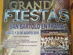 FIESTA DE SAN BARTOLO EN FRAMA, 23 Y 24 DE AGOSTO SAN BARTOLO EN FRAMA