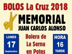 BOLOS. EL MEMORIAL JUAN CARLOS ALONSO SE DISPUTARÁ EN POTES OTRO AÑO MAS.