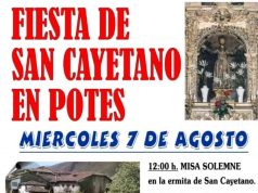 MIÉRCOLES 7 DE AGOSTO, FIESTA DE SAN CAYETANO EN POTES