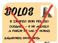SUSPENDIDO EL TROFEO DE BOLOS “DON PELAYO” EN COSGAYA.