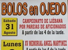 PRÓXIMAS JORNADAS DE BOLOS EN OJEDO