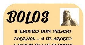 TROFEO DE BOLOS "DON PELAYO" EN COSGAYA