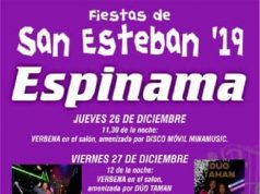 FIESTA DE SAN ESTEBAN 2019 EN ESPINAMA