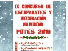 IX CONCURSO DE ESCAPARATES Y DECORACIÓN NAVIDEÑA POTES 2019