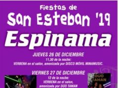 FIESTA DE SAN ESTEBAN 2019 EN ESPINAMA