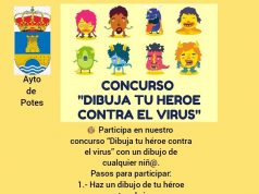 ATYO DE POTES. CONCURSO “DIBUJA TU HEROE CONTRA EL VIRUS”. POTES
