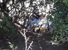 Rescatado un hombre tras caer unos 15 metros por el talud del río Bullón en Frama frama
