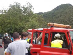 RESCATADA UNA MUJER EN VALMEO TRAS CAER 20 METROS POR UNA LADERA DE