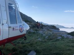 DOS SENDERISTAS RESCATADOS EN CILLORIGO DE LIEBANA CON PROBLEMAS DE AGOTAMIENTO cillorigo